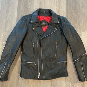 Strait To Hell ‘Defector’ Black and Nickel Leather Jacket